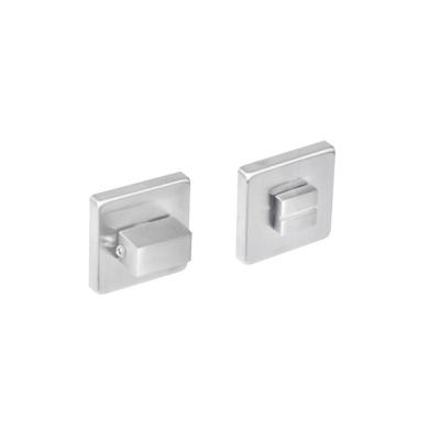 WC-sluiting 6mm staal verdekt met nokken vierkant 53x53x8mm zonder venster rvs