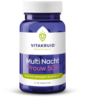 Vitakruid Multi Nacht Vrouw 50+ 100% Vegan 30 - thumbnail