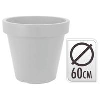 Bloempot rond 60 x 52 cm wit - Nampook - thumbnail