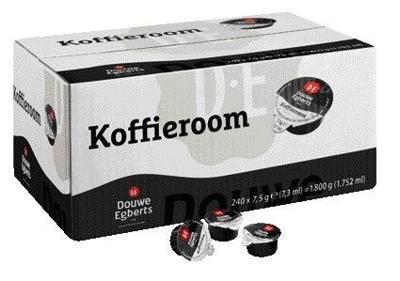 Koffiemelkcups douwe egberts halfroom 240x7.5gr Koffiemelkcups douwe egberts halfroom 240x7.5gr