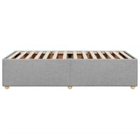 Bedframe zonder matras 90x200 cm stof lichtgrijs - thumbnail