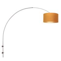 Steinhauer Wandlamp Sparkled light 8147st staal kap goud velours - thumbnail