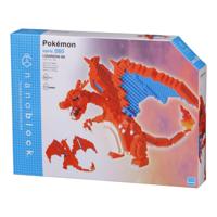 Pokémon Charizard Figuur - BANDAI - Nanoblock - Baksteen Figuur 860 stuks - Bouwpakket - NBPM80 - thumbnail