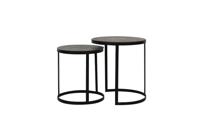 Light & Living Bijzettafel 'Trelo' Set van 2 stuks, kleur Antiek Brons - thumbnail