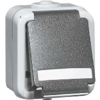 PEHA by Honeywell 307011 Wandcontactdoos Compleet Grijs 1 stuk(s)