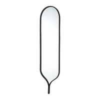 Bolia Racquet Spiegel - Black Stained Oak - 200 x 50 x 5 cm - thumbnail