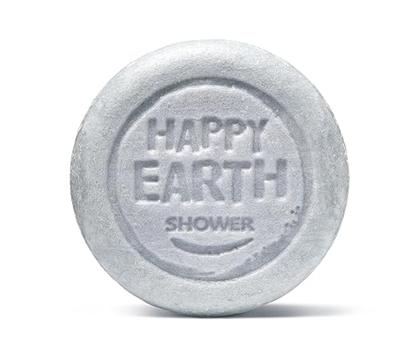 Happy Earth Shower bar cedar lime 90 Gram Happy Earth Shower bar cedar lime 90 Gram