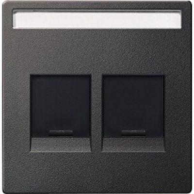 Merten MEG4564-0414 Netwerkdoos Afdekking Antraciet 1 stuk(s)