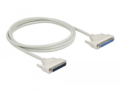 Delock Aansluitkabel Serieel [1x D-sub bus 37-polig - 1x D-sub stekker 37-polig] 2 m Beige