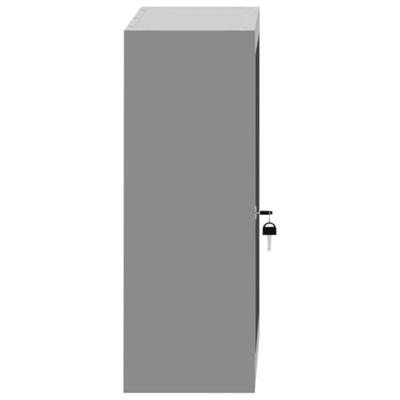 Gereedschapskast met plank Zwart en Grijs 50 x 20 x 55 cm Gereedschapskast met plank Zwart en Grijs 50 x 20 x 55 cm