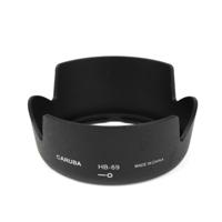 Caruba HB-69 zwart voor 18-55mm VR II - thumbnail