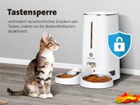 Molly & Cody LUCKY Automatische voederbak 4 l Wit 1 stuk(s) MC100003 - thumbnail