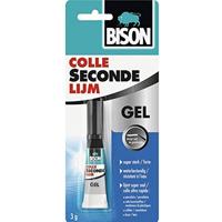 Bison secondelijm, tube van 3 g, op blister - thumbnail