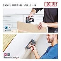 Novus Office HANDTACKER J-15 030-0441 Nietpistool Lengte nieten 4 - 10 mm - thumbnail