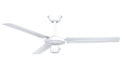 CasaFan TRISTAR-Z 120 WE Flügel Weiß Plafondventilator 59 W (Ø x h) 122 cm x 270 mm Wit