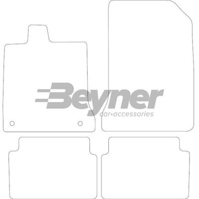 Automatten passend voor Renault Laguna III 2008- 4-delig BL1679244