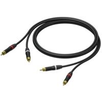 Procab PRA800/1 Prime tulpkabel 2x RCA male - 2x RCA male 1m - thumbnail