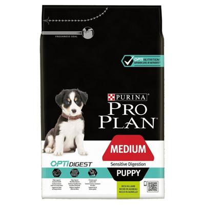 Pro Plan Medium Puppy Sensitive Digestion met lam hondenvoer 12 kg
