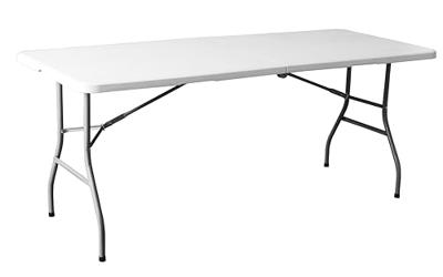 Marbueno Vouwtafel Kunststof Wit 180X74X74 cm Catering, Strand en Kamperen 10528 Marbueno Vouwtafel Kunststof Wit 180X74X74 cm Catering, Strand en Kamperen 10528