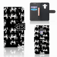 Huawei Mate 10 Pro Telefoonhoesje met Pasjes Koetjes - thumbnail