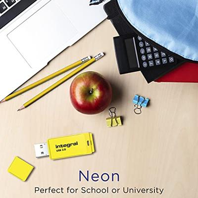 Integral Neon USB 3.0 stick, 32 GB, geel Integral Neon USB 3.0 stick, 32 GB, geel