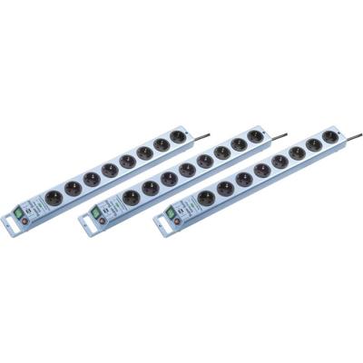 Brennenstuhl 1153340338-3 Overspanningsveilige stekkerdoos Blauw (metallic) Randaarde stekker 3 stuk(s) Brennenstuhl 1153340338-3 Overspanningsveilige stekkerdoos Blauw (metallic) Randaarde stekker 3 stuk(s)