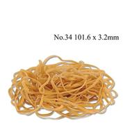 Q-CONNECT elastieken, breedte 3 mm, lengte 100 mm, nr 34, doos van 500 g - thumbnail