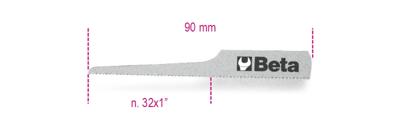 Beta Bimetal blades for air saw 1942A 1942LR - 019420032
