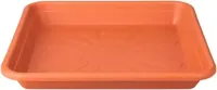 Elho universele schotel vierkant 20 cm terra - thumbnail