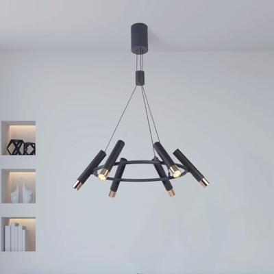 Searchlight Ronde design hanglampCylinder - 31651-6BK