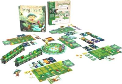 Asmodee living forest bordspel (nederlands, frans, 2 - 4 spelers, 40 minuten, vanaf 8 jaar)