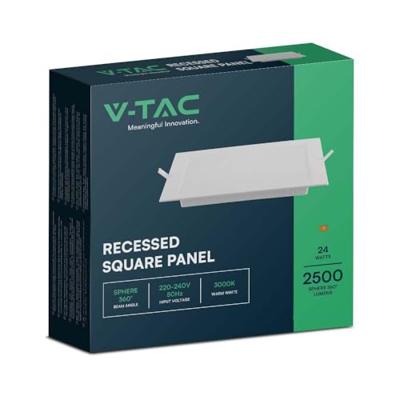 V-TAC 10489 VT-61024 LED-paneel Energielabel: F (A - G) 24 W Wit