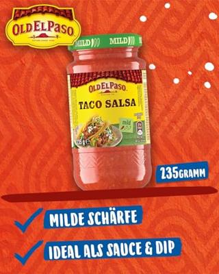 Old El Paso Taco Salsa Mild 235g bij Jumbo