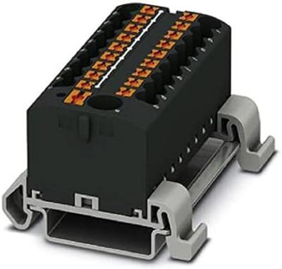 Phoenix Contact 3273256 Verdeelblok 56 mm Spanveer Zwart 8 stuk(s)