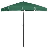 Strandparasol 180x120 cm groen - thumbnail