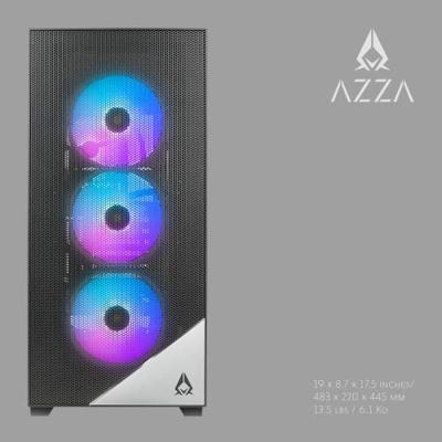 Azza CSAZ-480 computerbehuizing Midi Tower Zwart Azza CSAZ-480 computerbehuizing Midi Tower Zwart