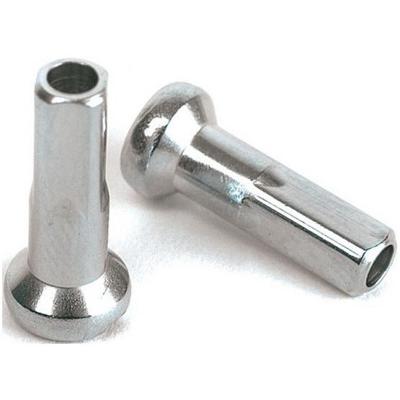 Ams spaaknippels 13g/14mm/ø5mm/fg 2.6 messing vernikkeld per gros