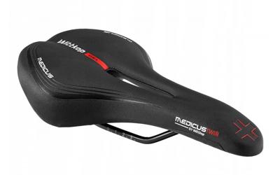 Wittkop Fietszadel twin medicus 4.0 voor mtb / race - zwart