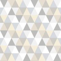 Dutch Wallcoverings Joy - Driehoeken - Grijs/Beige - thumbnail