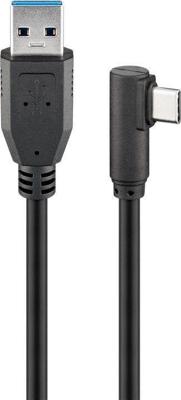 goobay USB-C > USB-A 3.0 90° kabel