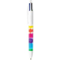 Bic Colours Tie - Dye 4-kleurenbalpen, medium, klassieke inktkleuren, doos van 6 stuks - thumbnail