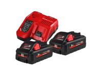 Milwaukee M18 HNRG-302 Accu Starterset 18V High Output™ 2x 3.0Ah - 4933471071 - thumbnail
