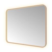 Hotbath &More Mirrors Soft Square LED Badkamerspiegel - Rechthoek - 80 x 100 cm - Geborsteld Koper Pvd - thumbnail