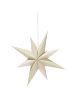 HEMA Ster 40cm papier metallic ecru - thumbnail