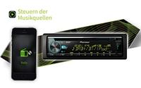 Pioneer DEH-X7800DAB, 1DIN autoradio, CD-tuner met RDS, FM en DAB/DAB+ tuner, CD, bluetooth, MP3, USB, AUX-ingang, Bluetooth handsfree, compatibel met Android en iPod/iPhone - thumbnail