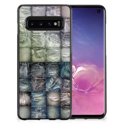 TPU Bumper Case Samsung Galaxy S10 Spijkerbroeken