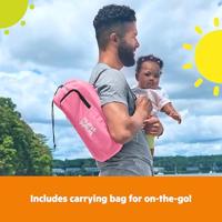 BRIGHT STARS Booster Seat, Groen, Opvouwbaar, Draagbaar, Reis, Lichtgewicht en Gemakkelijk Schoon te Maken, Draagtas Inbegrepen - thumbnail