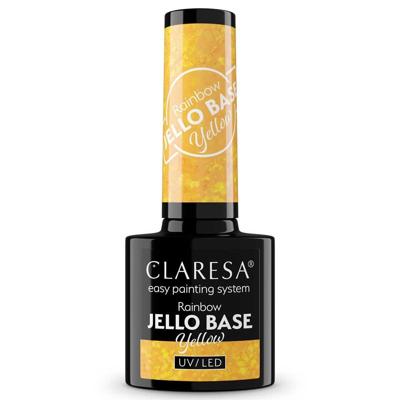 Claresa rainbow jello base coat yellow 5ml