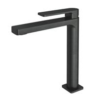 Hotbath Gal Verhoogde wastafelmengkraan zonder waste Geborsteld Gunmetal PVD GL003HBGP - thumbnail