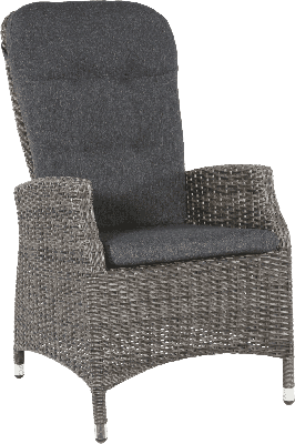 Soho Comfort Coal tuinstoel grijs set van 2